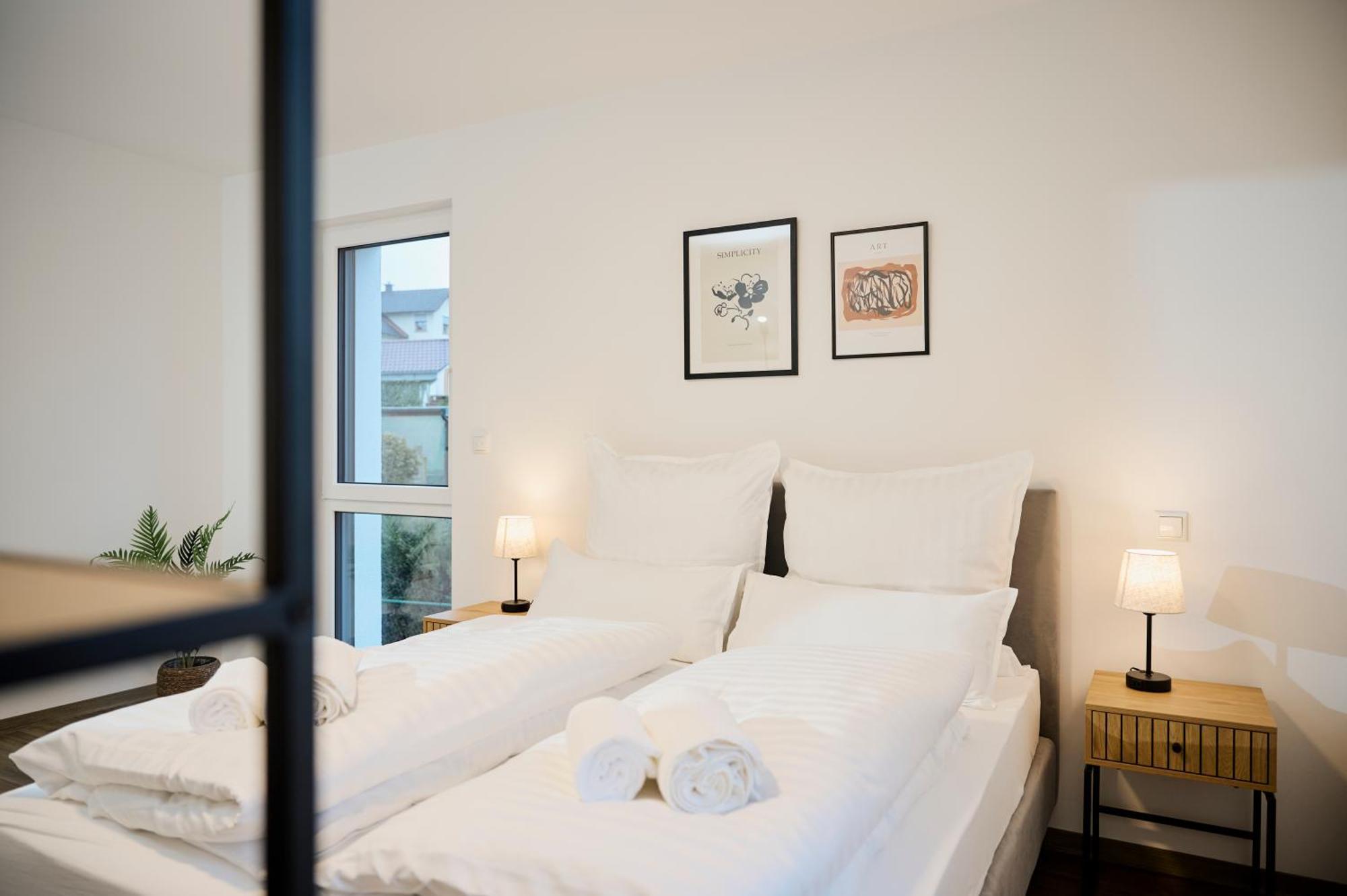 Moderne Apartments Mit Highspeed-Wlan Und Gratis-Tiefgarage Ihr Perfekter Rueckzugsort Nahe Dem Zentrum Und Der Therme I Barrierearm Бад-Кіссінген Екстер'єр фото