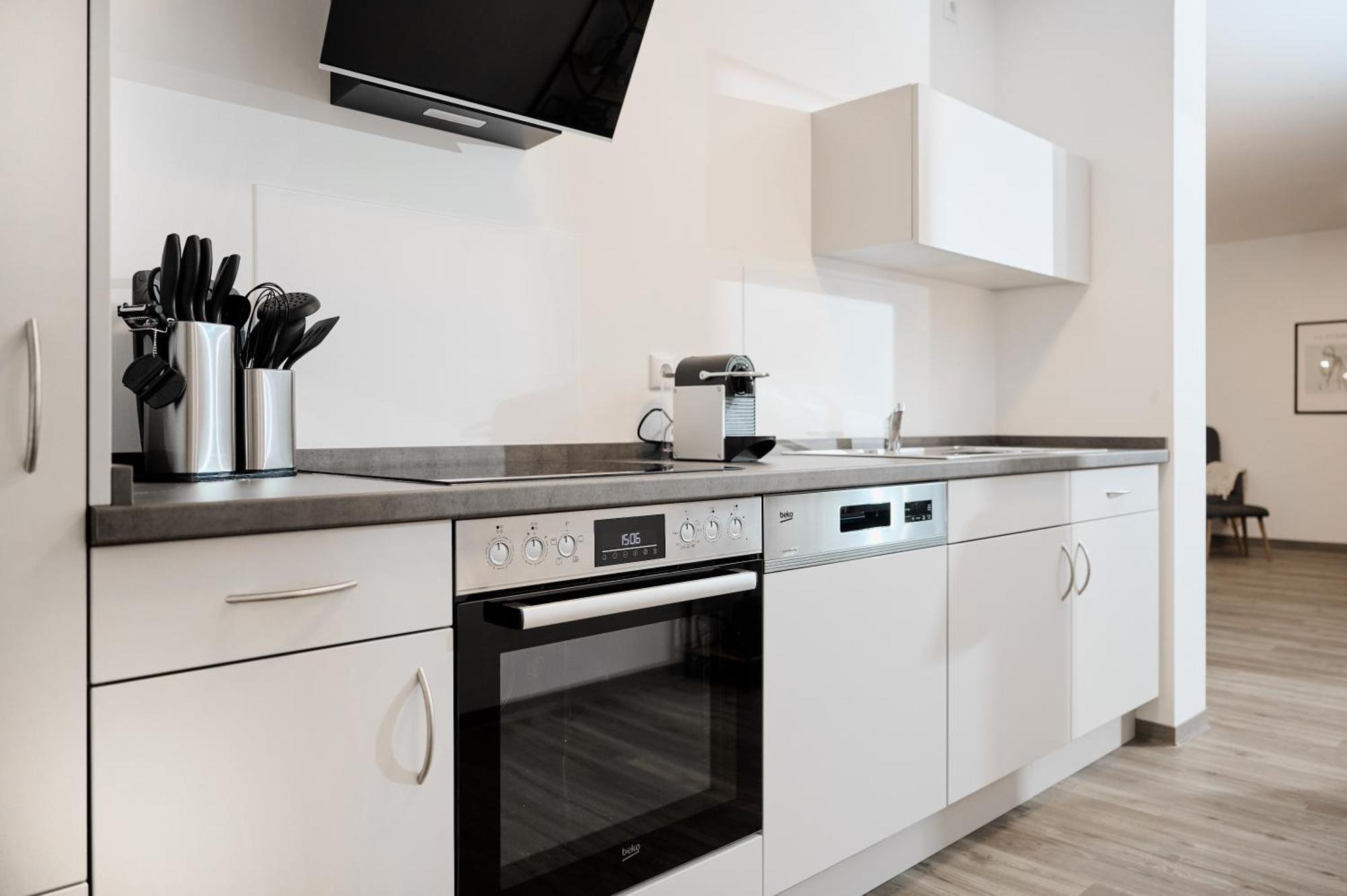 Moderne Apartments Mit Highspeed-Wlan Und Gratis-Tiefgarage Ihr Perfekter Rueckzugsort Nahe Dem Zentrum Und Der Therme I Barrierearm Бад-Кіссінген Екстер'єр фото