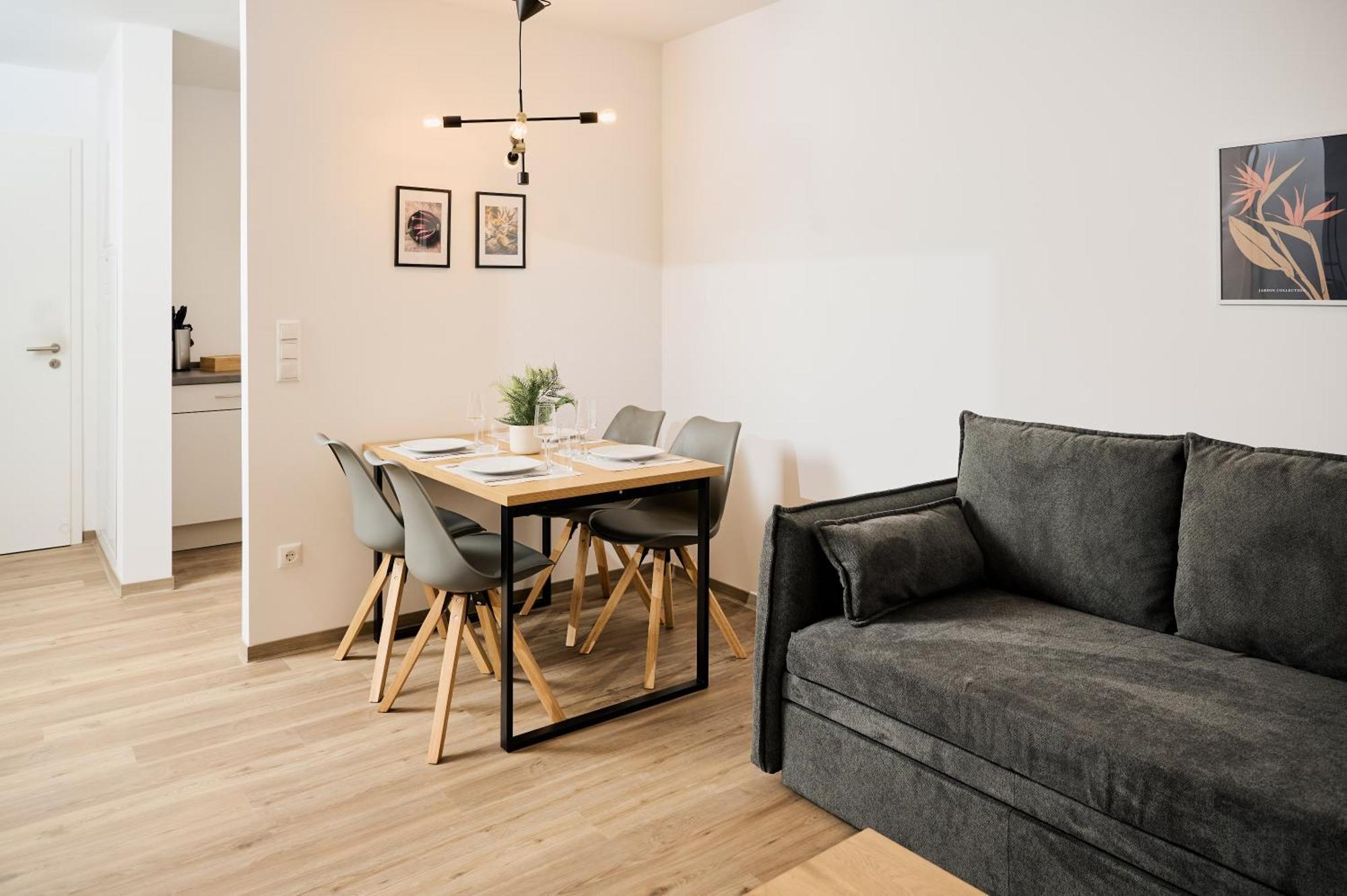 Moderne Apartments Mit Highspeed-Wlan Und Gratis-Tiefgarage Ihr Perfekter Rueckzugsort Nahe Dem Zentrum Und Der Therme I Barrierearm Бад-Кіссінген Екстер'єр фото