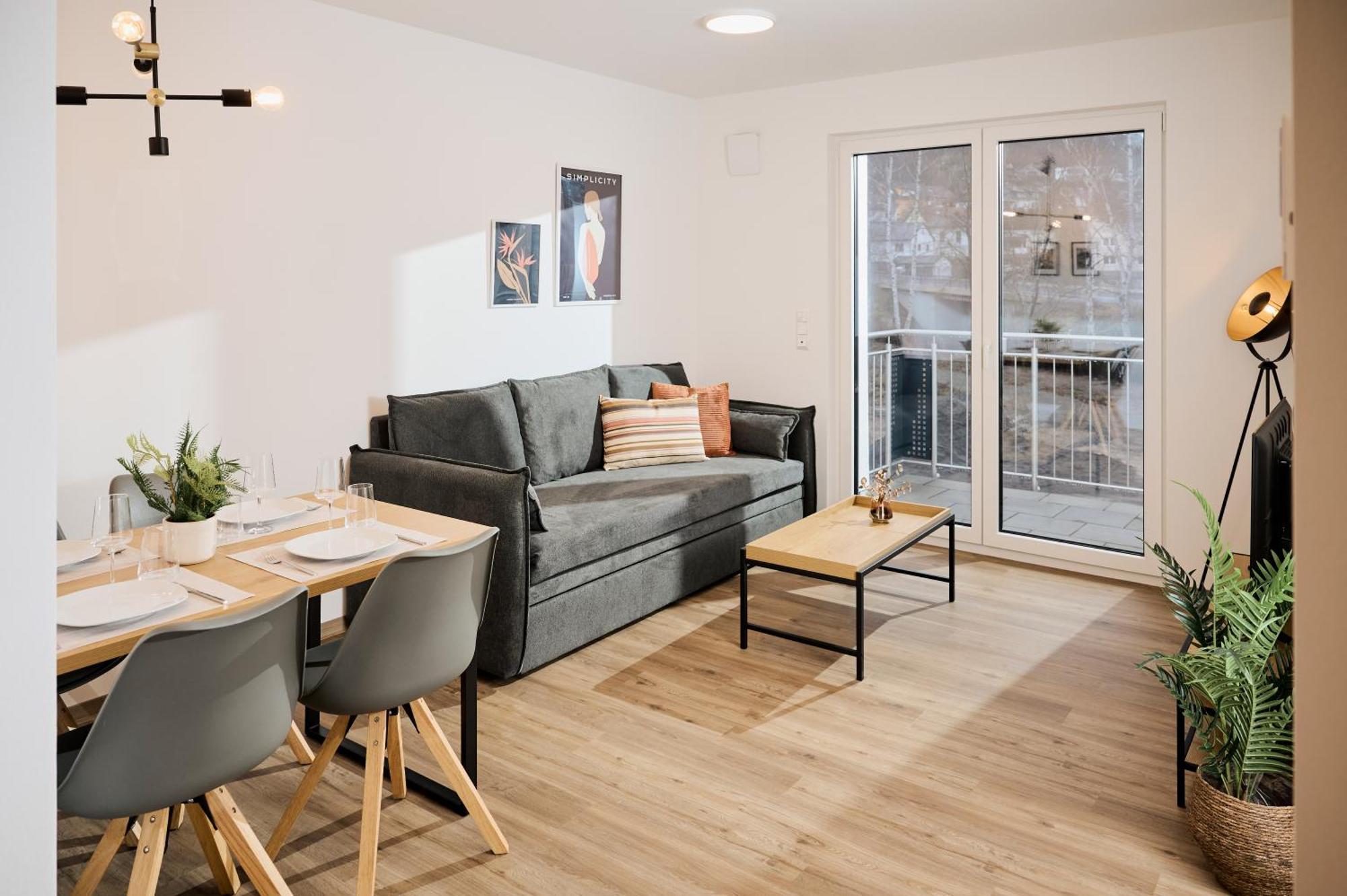 Moderne Apartments Mit Highspeed-Wlan Und Gratis-Tiefgarage Ihr Perfekter Rueckzugsort Nahe Dem Zentrum Und Der Therme I Barrierearm Бад-Кіссінген Екстер'єр фото