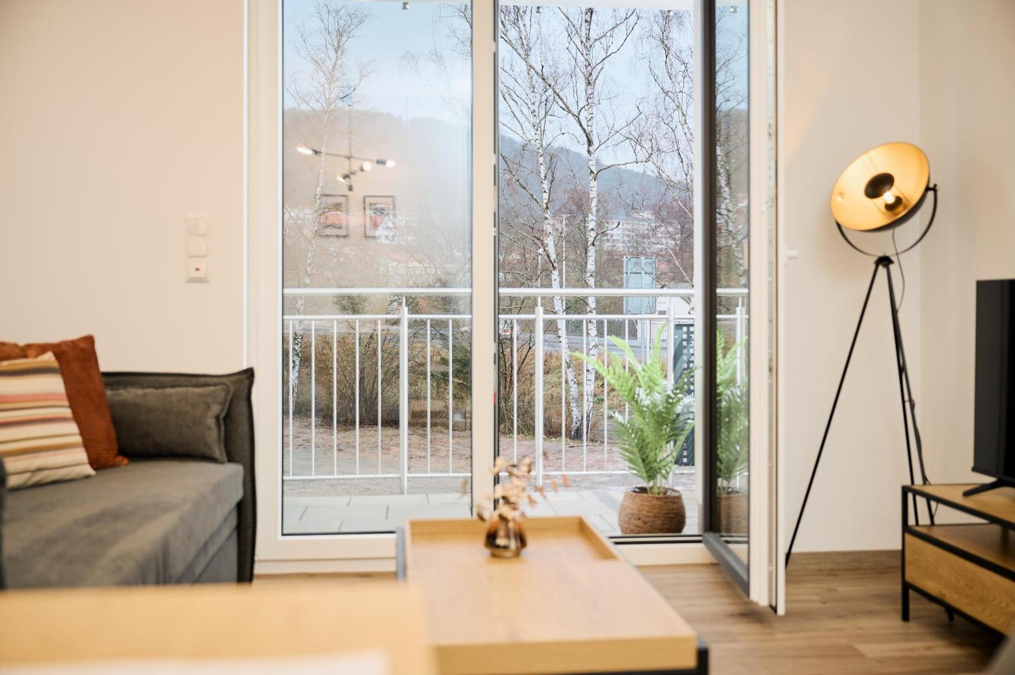 Moderne Apartments Mit Highspeed-Wlan Und Gratis-Tiefgarage Ihr Perfekter Rueckzugsort Nahe Dem Zentrum Und Der Therme I Barrierearm Бад-Кіссінген Екстер'єр фото